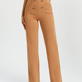 Atlantic DPYP™ Dress Pant Yoga Pants | Wide (Sandalwood)