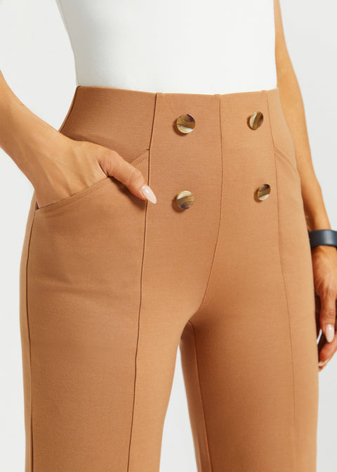 Atlantic DPYP™ Dress Pant Yoga Pants | Wide (Sandalwood)