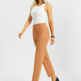 Monroe Crop Trouser DPYP™ | Straight (Sandalwood) - Final Sale
