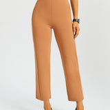 Monroe Crop Trouser DPYP™ | Straight (Sandalwood) - Final Sale