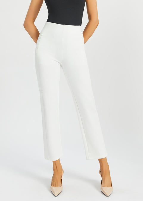 Monroe Crop Trouser DPYP™ | Straight (Star White)