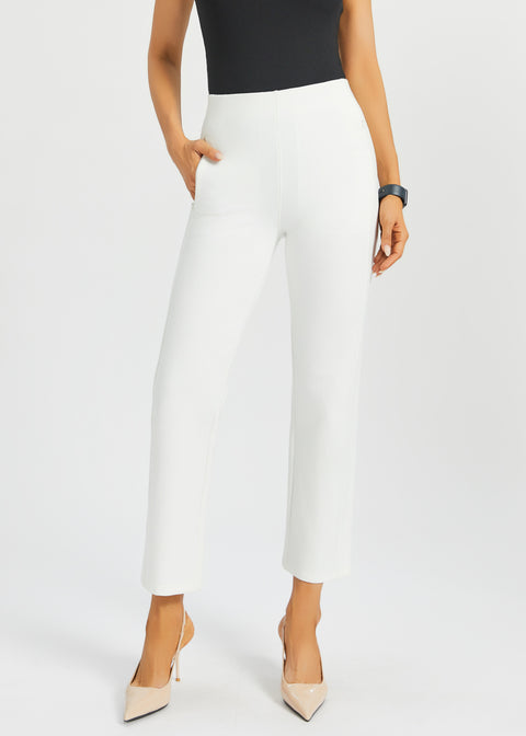 Monroe Crop Trouser DPYP™ | Straight (Star White)