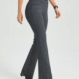 7-Pocket DPYP™ Dress Pant Yoga Pant | Bootcut (Black White Geo)