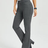 7-Pocket DPYP™ Dress Pant Yoga Pant | Bootcut (Black White Geo)