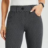 7-Pocket DPYP™ Dress Pant Yoga Pant | Bootcut (Black White Geo)