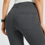 7-Pocket DPYP™ Dress Pant Yoga Pant | Bootcut (Black White Geo)