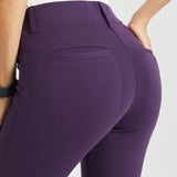 7-Pocket DPYP™ Dress Pant Yoga Pant | Bootcut (Aubergine)