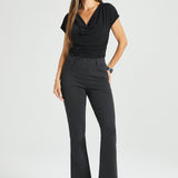7-Pocket DPYP™ Dress Pant Yoga Pant | Bootcut (Charcoal)