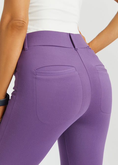 7-Pocket DPYP™ Dress Pant Yoga Pant | Bootcut (Grape) - Final Sale