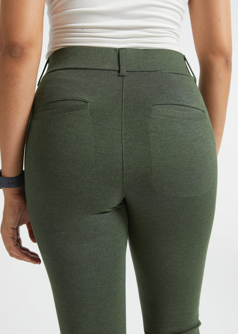 PRESALE ⏰ 7-Pocket DPYP™ Dress Pant Yoga Pants | Bootcut (Heather Olive)