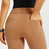 7-Pocket DPYP™ Dress Pant Yoga Pant | Bootcut (Sandalwood)