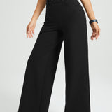 7-Pocket High-Waist DPYP™ Dress Pant Yoga Pant | Wide (Black)