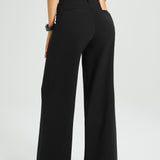 7-Pocket High-Waist DPYP™ Dress Pant Yoga Pant | Wide (Black)