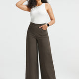 PRESALE ⏰ 7-Pocket High-Waist DPYP™ Dress Pant Yoga Pants | Wide (Heather Brown)