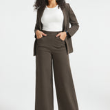 PRESALE ⏰ 7-Pocket High-Waist DPYP™ Dress Pant Yoga Pants | Wide (Heather Brown)