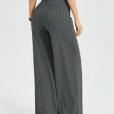 7-Pocket High-Waist DPYP™ Dress Pant Yoga Pant | Wide (Black White Geo)