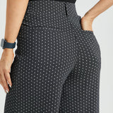 7-Pocket High-Waist DPYP™ Dress Pant Yoga Pant | Wide (Black White Geo)