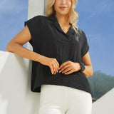 Camp Shirt | Linenette (Black)