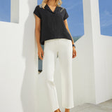Camp Shirt | Linenette (Black)