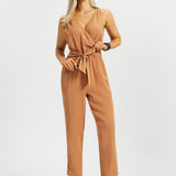 Drift Jumpsuit | Linenette (Sandalwood) - Final Sale