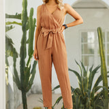 Drift Jumpsuit | Linenette (Sandalwood) - Final Sale