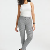 PRESALE ⏰ Classic DPYP™ Dress Pant Yoga Pant | Skinny (Black Ivory Catstooth)