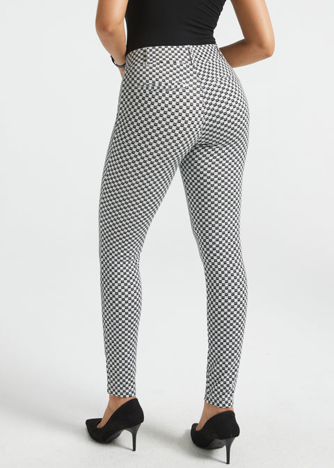 PRESALE ⏰ Classic DPYP™ Dress Pant Yoga Pant | Skinny (Black Ivory Catstooth)