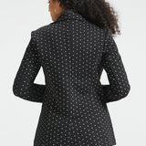 Classic Blazer | Knit Jacquard (Black Ivory Dot)