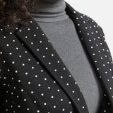Classic Blazer | Knit Jacquard (Black Ivory Dot)
