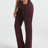 7-Pocket Dress Pants | Straight - Jacquard (Burgundy Black Dot)