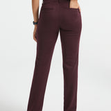 7-Pocket Dress Pants | Straight - Jacquard (Burgundy Black Dot)