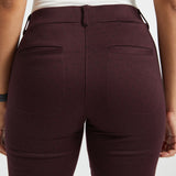 7-Pocket Dress Pants | Straight - Jacquard (Burgundy Black Dot)