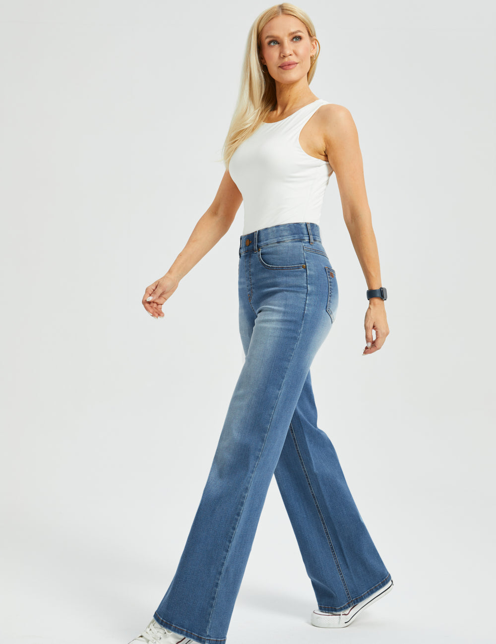 Boyfriend Jean | High-Waist Wide (Coastal Wash)