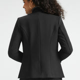 All-Day Blazer | Stretch Ponte (Black)
