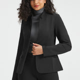 All-Day Blazer | Stretch Ponte (Black)