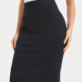 Power Down Pencil Skirt | High Waist (Black)