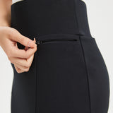 Power Down Pencil Skirt | High Waist (Black)
