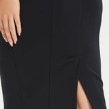 Power Down Pencil Skirt | High Waist (Black)