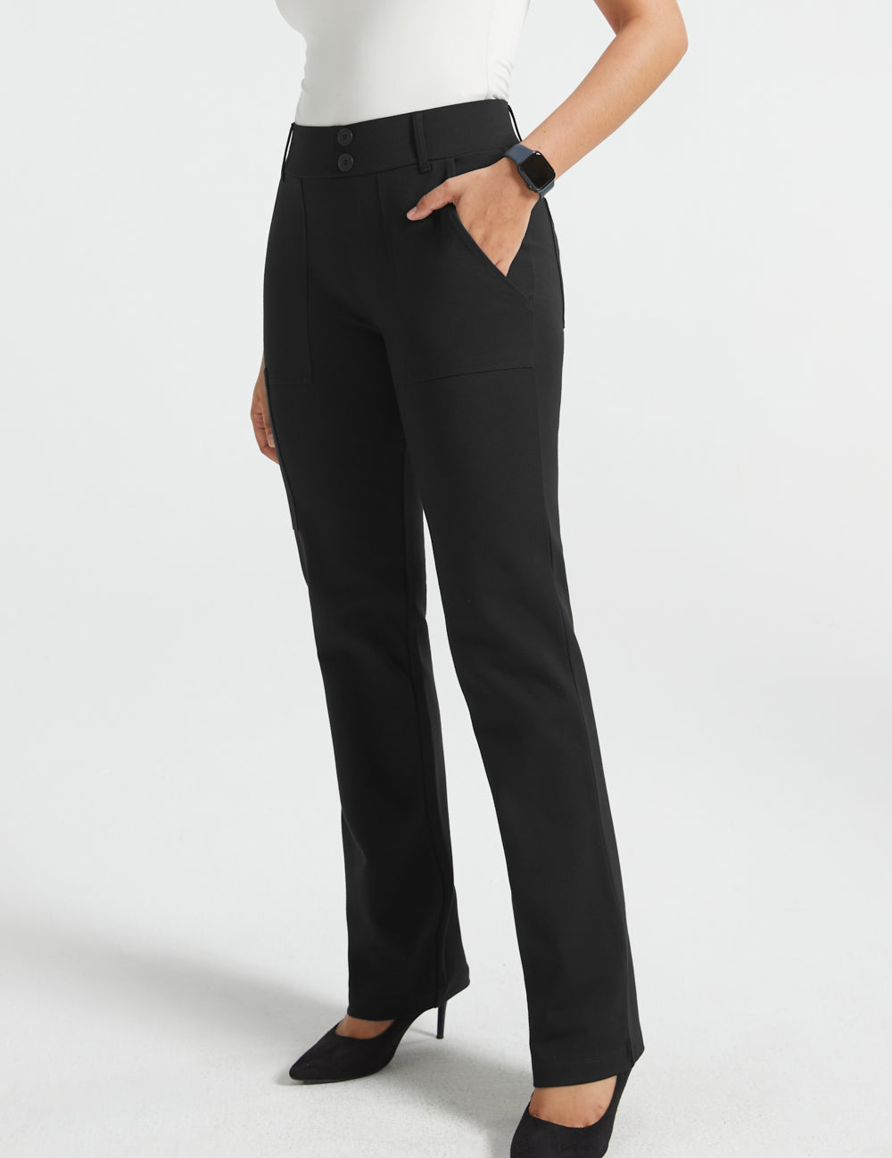 PRESALE ⏰ Parker Utility DPYP™ Dress Pant Yoga Pants | Straight (Black)