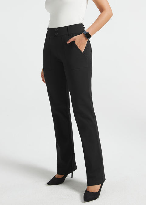 PRESALE ⏰ Parker Utility DPYP™ Dress Pant Yoga Pants | Straight (Black)