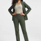 PRESALE ⏰ Parker Utility DPYP™ Dress Pant Yoga Pants | Straight (Heather Olive)