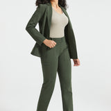 PRESALE ⏰ Parker Utility DPYP™ Dress Pant Yoga Pants | Straight (Heather Olive)