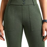 PRESALE ⏰ Parker Utility DPYP™ Dress Pant Yoga Pants | Straight (Heather Olive)